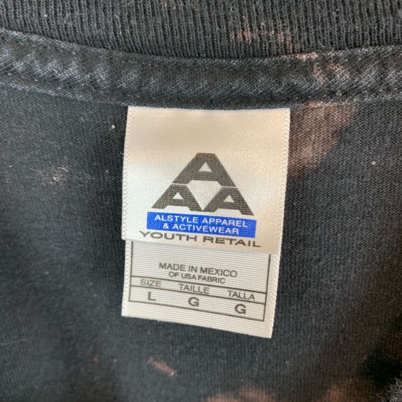 F-14 tomcat with a CAT FACE bleached crop top - Picture 2 of 3